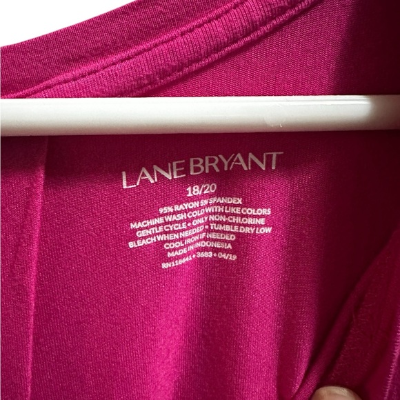 Lane Bryant Cap sleeve Rayon Blouse size 18/20 - Picture 4 of 4